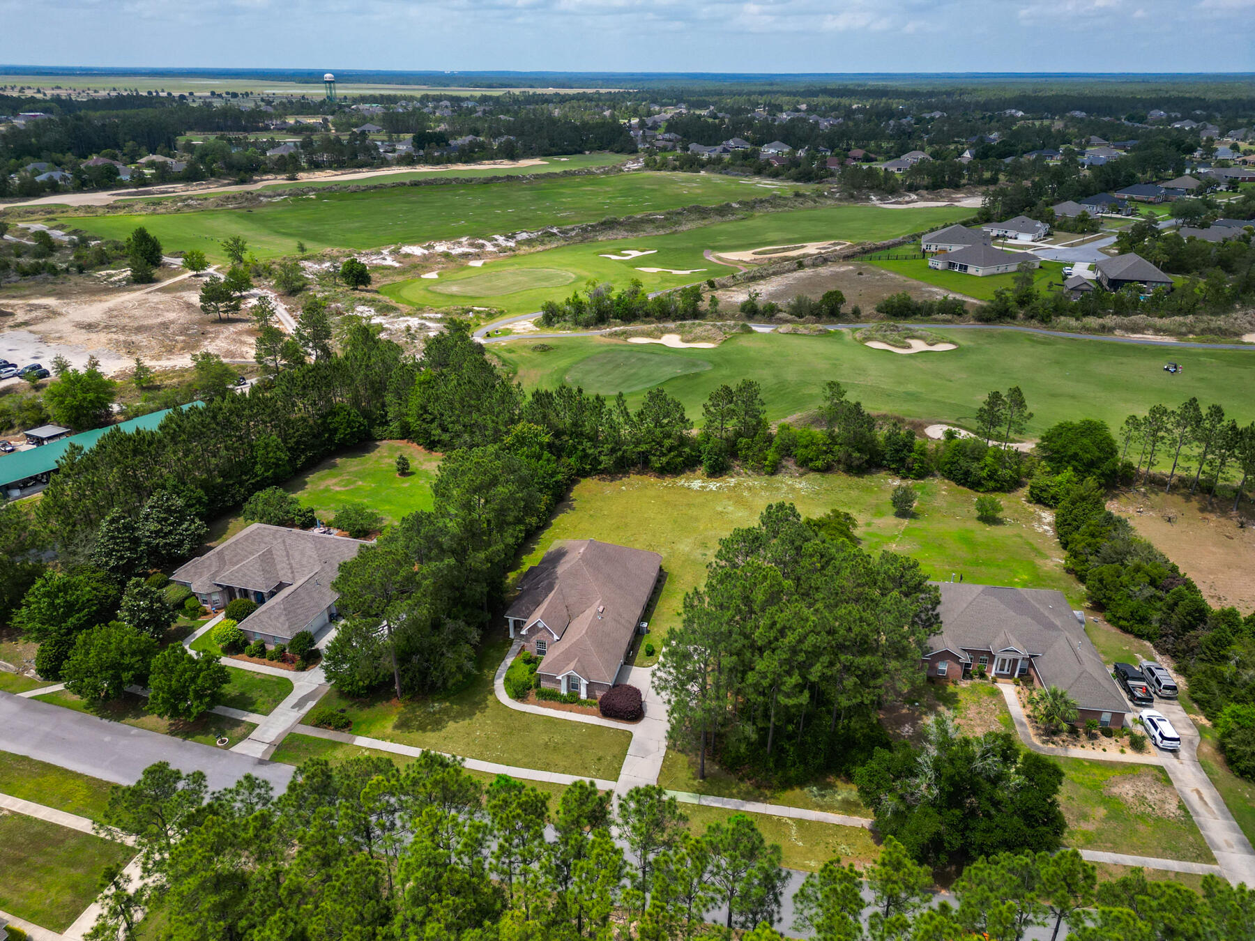 155 Club House Drive East Freeport, FL 32439 - Photo 27 of 34 an aerial view of lake residential houses with outdoor space and swimming pool