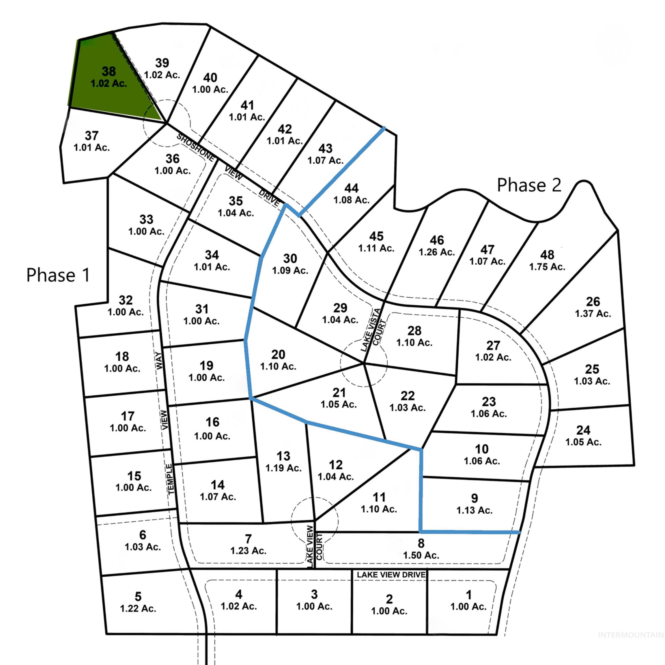 Lot 38 Rimrock Estates Twin Falls, ID 83301 - Photo 8 of 8 Parcel map