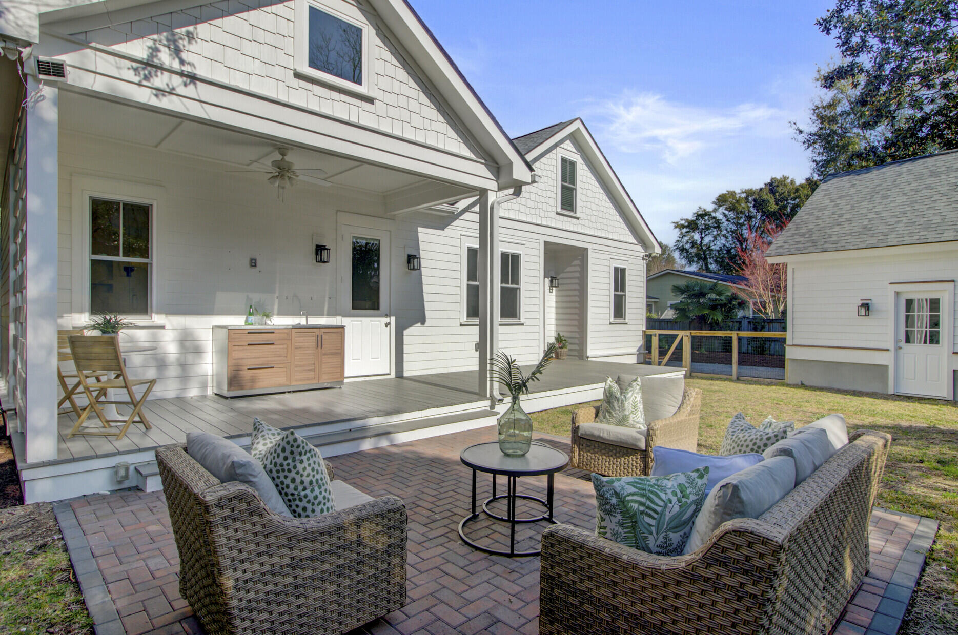 2021 Frampton Avenue Charleston, SC 29412 - Photo 19 of 40 Back patio and back porch