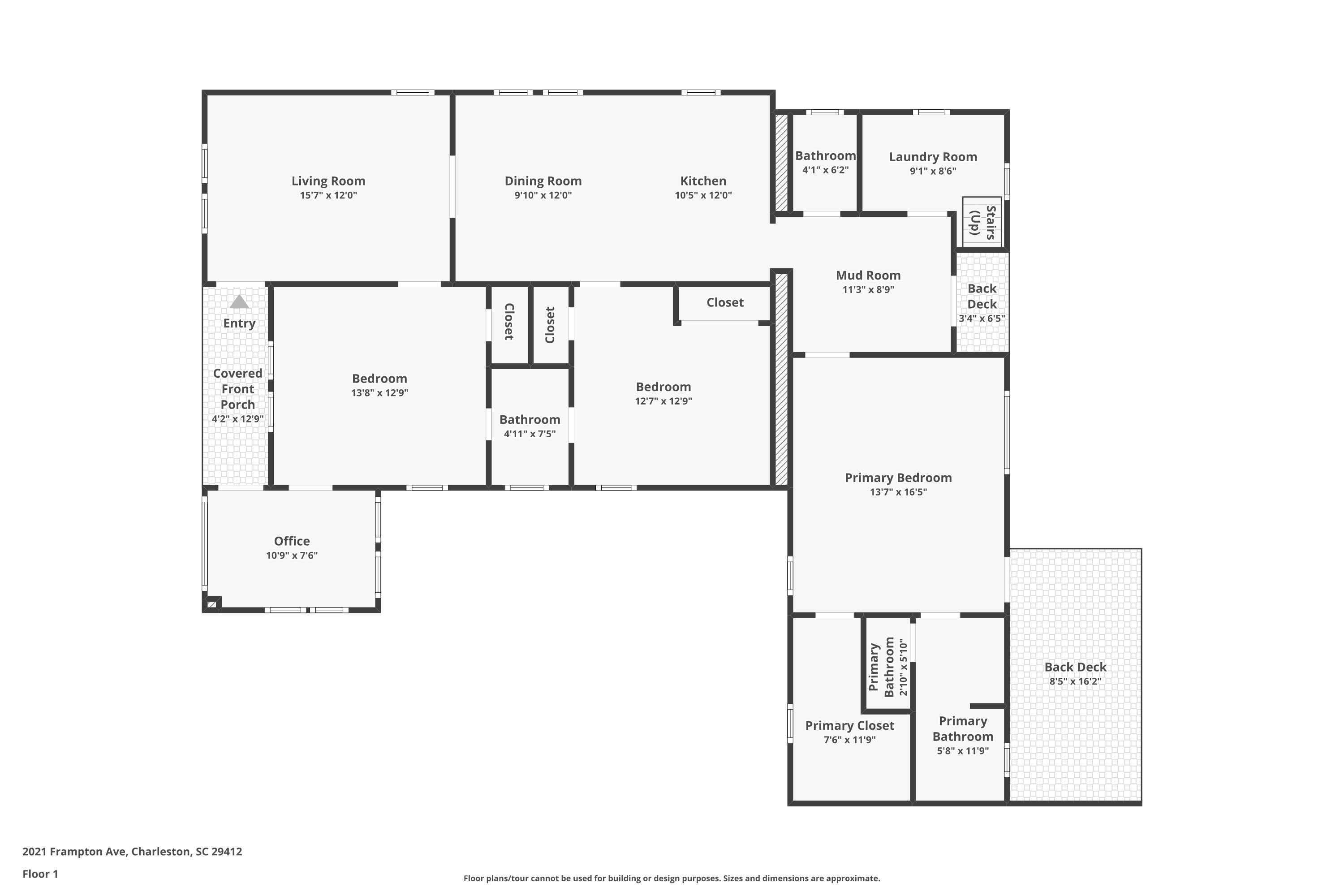 2021 Frampton Avenue Charleston, SC 29412 - Photo 40 of 40 floor plan