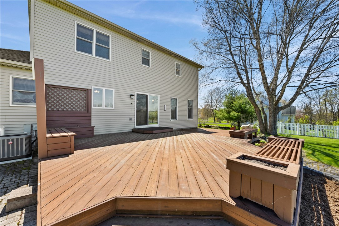 1113 Erie Street Road Macedon, NY 14502 - Photo 31 of 50 This spacious deck is perfect for entertaining a c