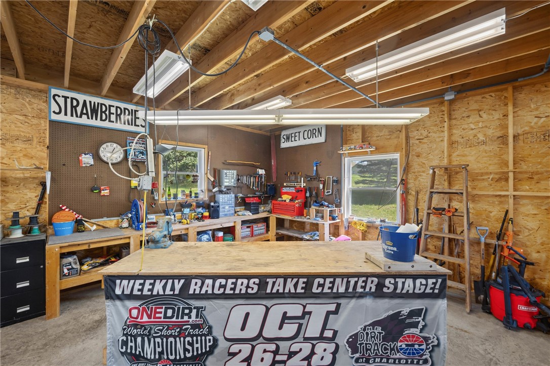 1113 Erie Street Road Macedon, NY 14502 - Photo 38 of 50 The barn workshop is fully set up and ready to go,