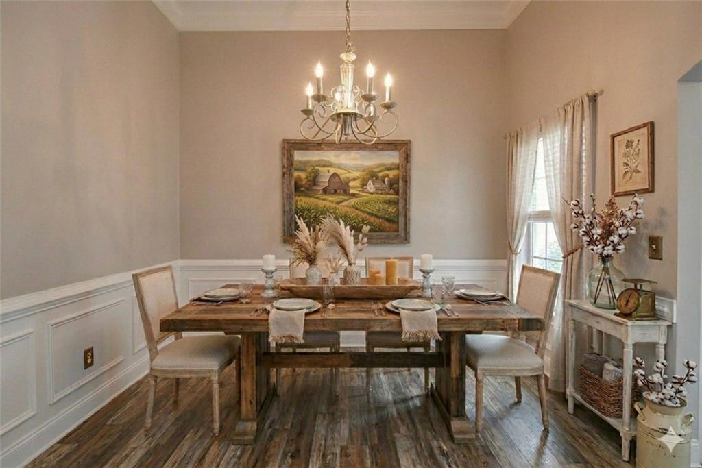 75 Ashebrooke Way Jefferson, GA 30549 - Photo 8 of 84 a view of a dining room with furniture and wooden floor