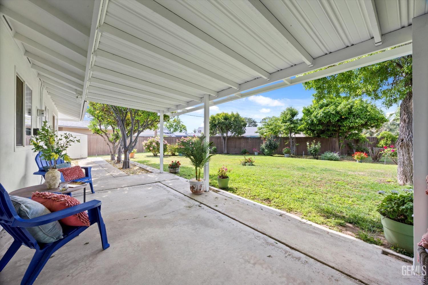 Undisclosed Address Bakersfield, CA 93309 - Photo 30 of 47 a view of backyard with seating space