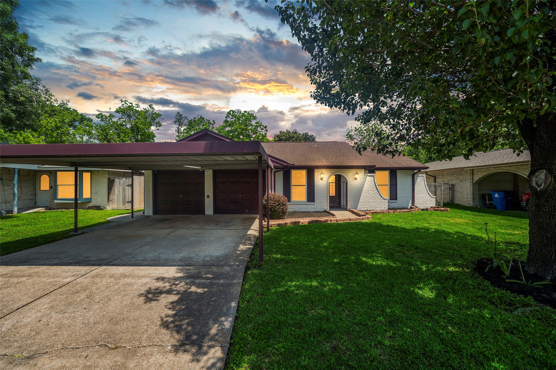 4511 Connorvale Road Houston, TX 77039 - Photo 1 of 25 Sunset view of home