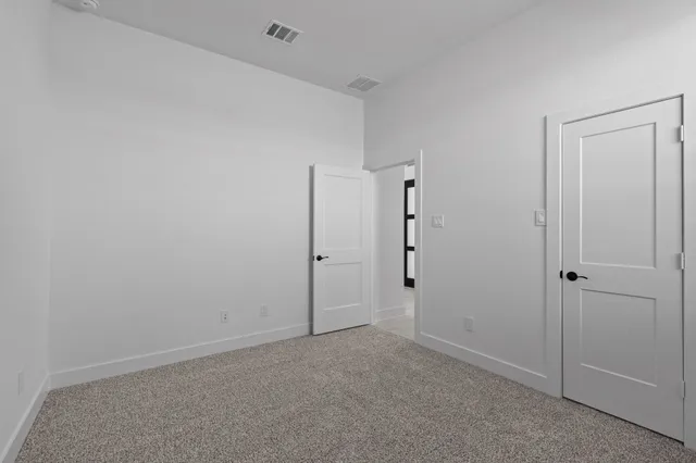 a view of an empty room