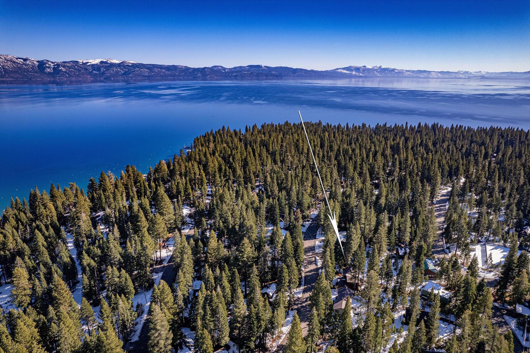 5749 Dodowah Road Carnelian Bay, CA 96140 - Photo 27 of 28 a view of ocean with sunset