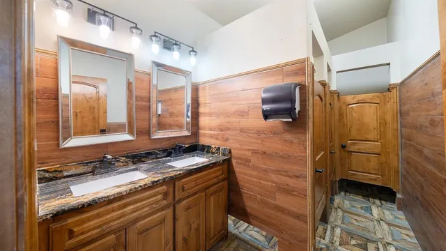 a front view of multiple houses