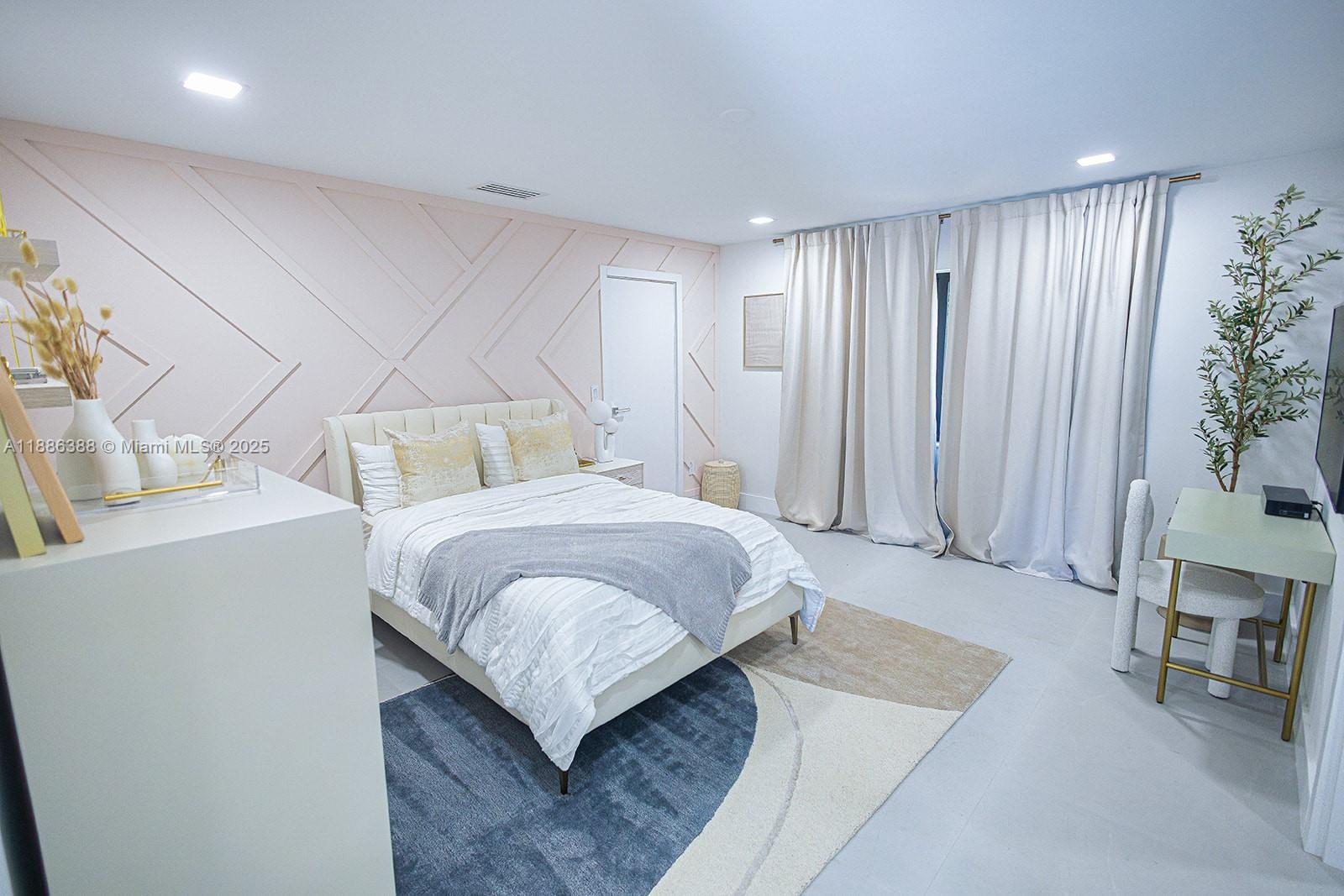 10506 Southwest 89th Place Miami, FL 33176 - Photo 36 of 51 a bedroom with a bed and a table in it