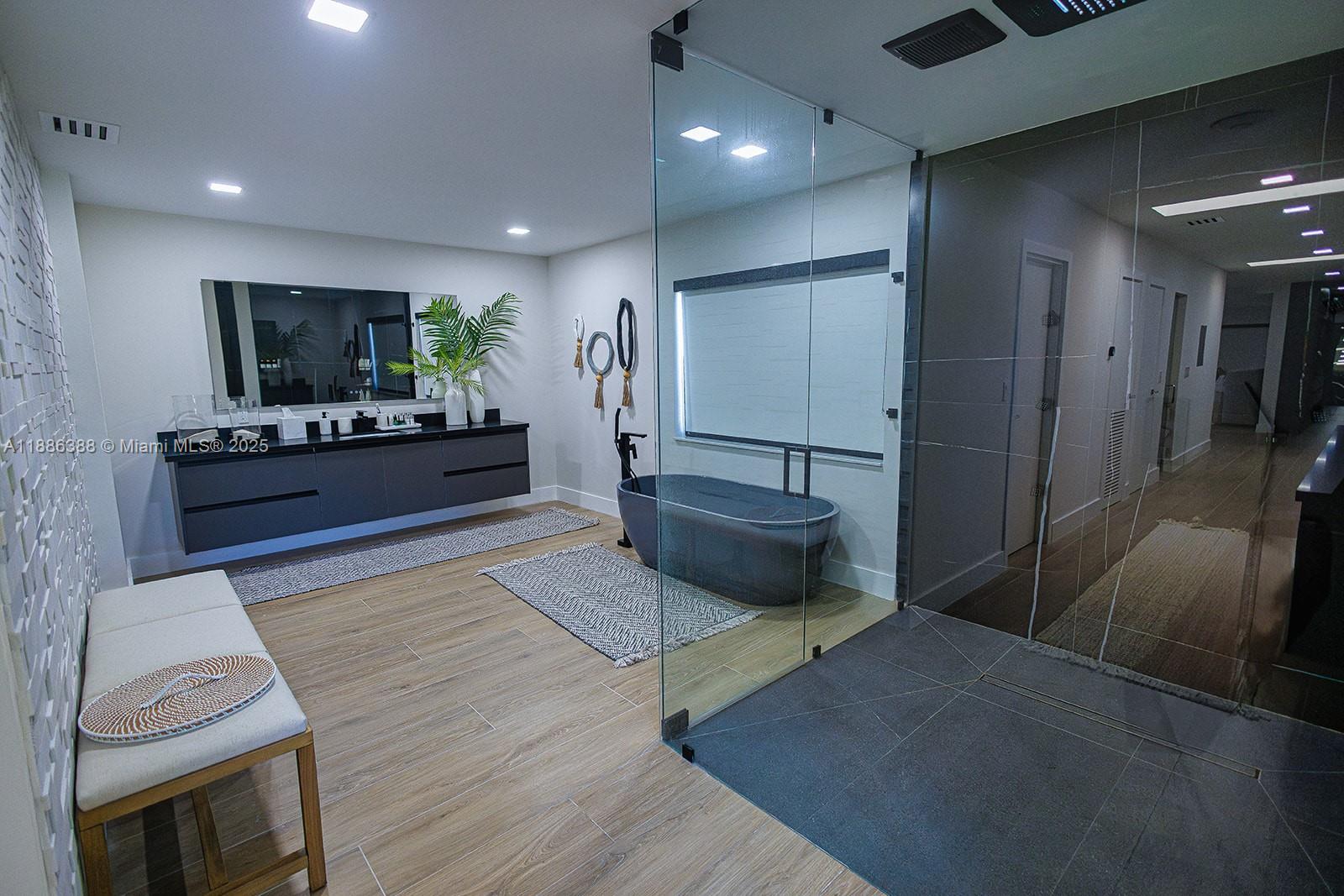 10506 Southwest 89th Place Miami, FL 33176 - Photo 42 of 51 a living room with furniture and a flat screen tv