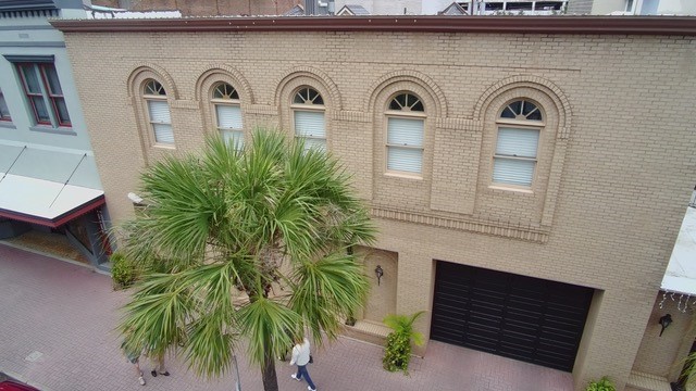 2102 Postoffice Street, Unit 1 Galveston, TX 77550 - Photo 3 of 38 This is the front elevation of the unit itself. No shared walls with other owners in the subdivision. Private elevator from garage to the living room. HUGE terrace.