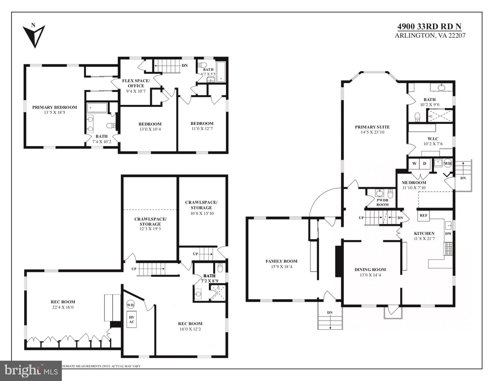 4900 33rd Road North Arlington, VA 22207 - Photo 45 of 45 Floor plan