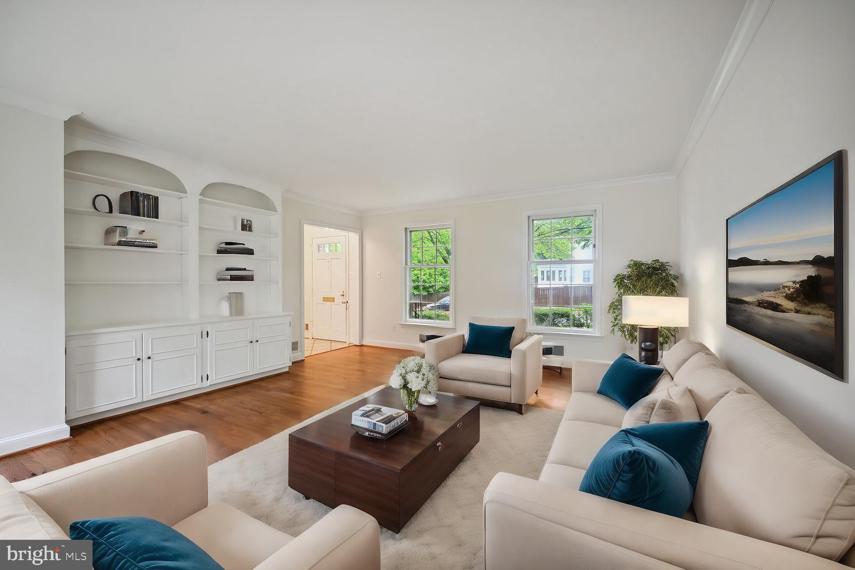 4900 33rd Road North Arlington, VA 22207 - Photo 6 of 45 Living Room - virtual staging