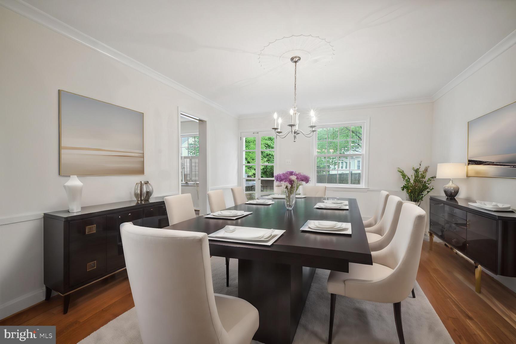 4900 33rd Road North Arlington, VA 22207 - Photo 9 of 45 Dining Room - virtual staging