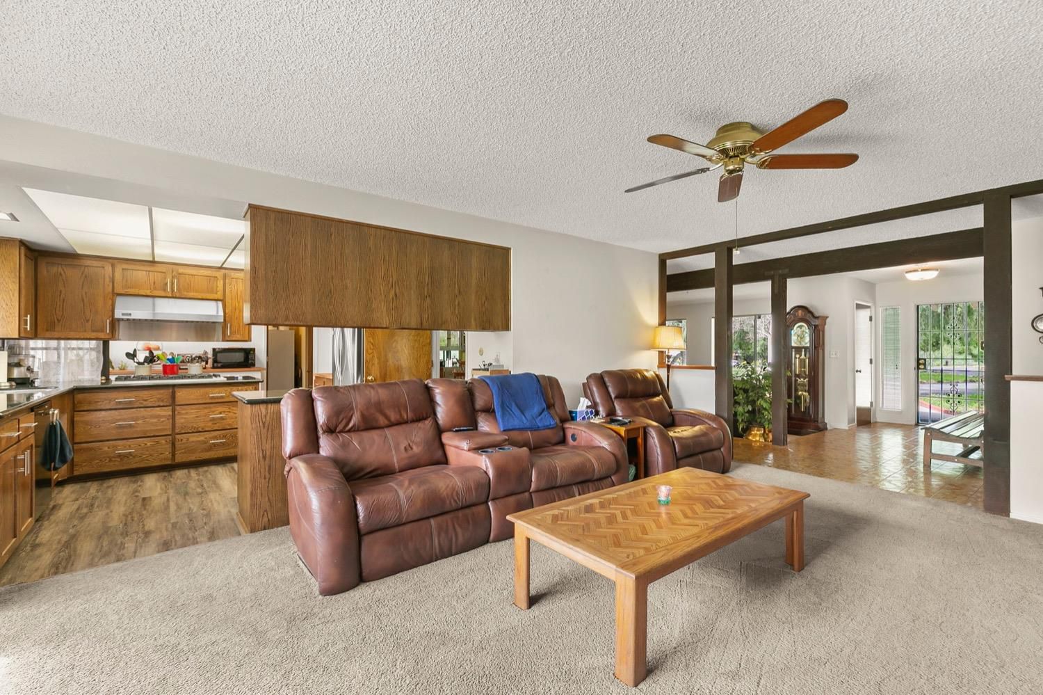 218 Sierra Road Ojai, CA 93023 - Photo 17 of 50 a living room with furniture and a large window