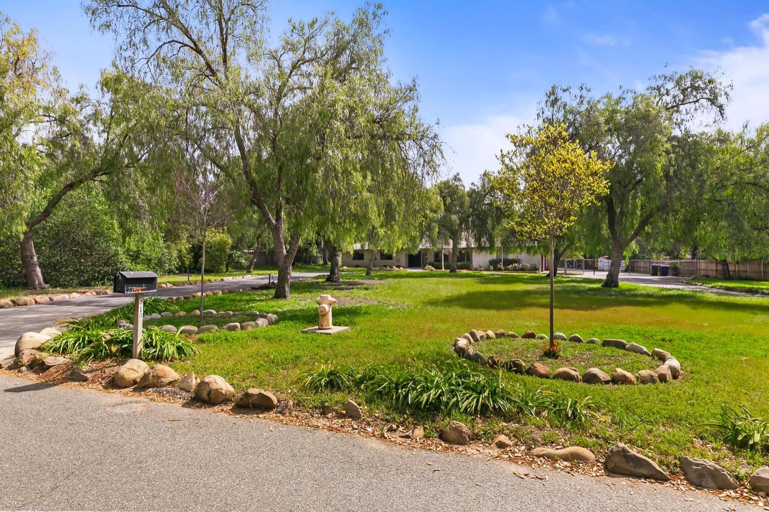 218 Sierra Road Ojai, CA 93023 - Photo 4 of 50 a view of a golf course with a fountain