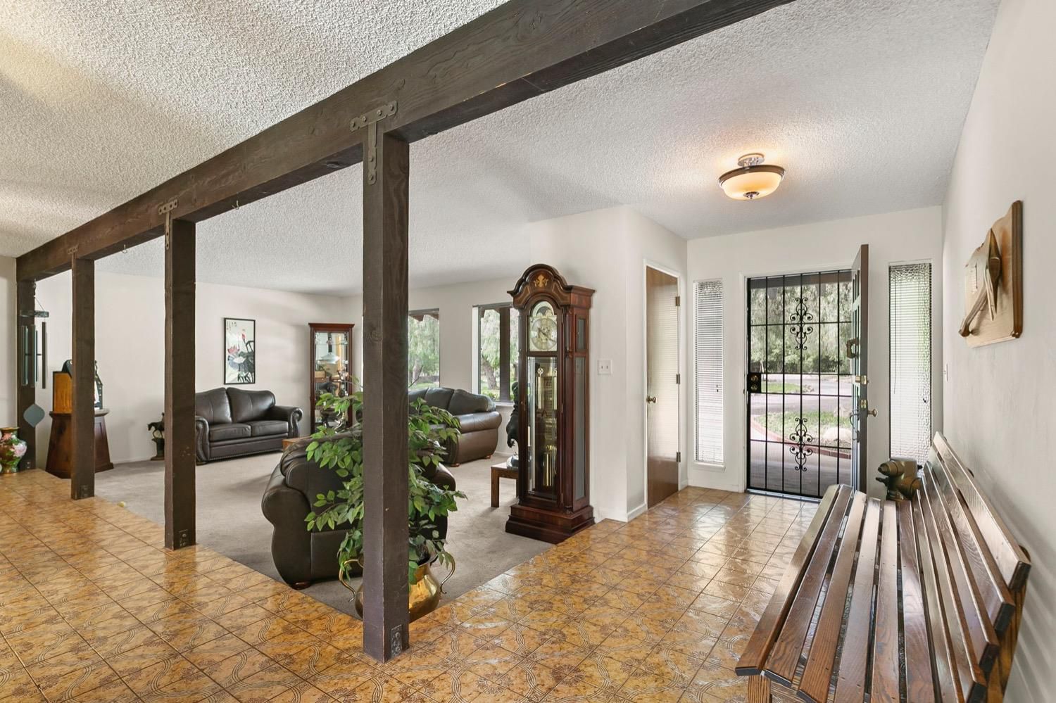 218 Sierra Road Ojai, CA 93023 - Photo 9 of 50 a view of a living room and a balcony