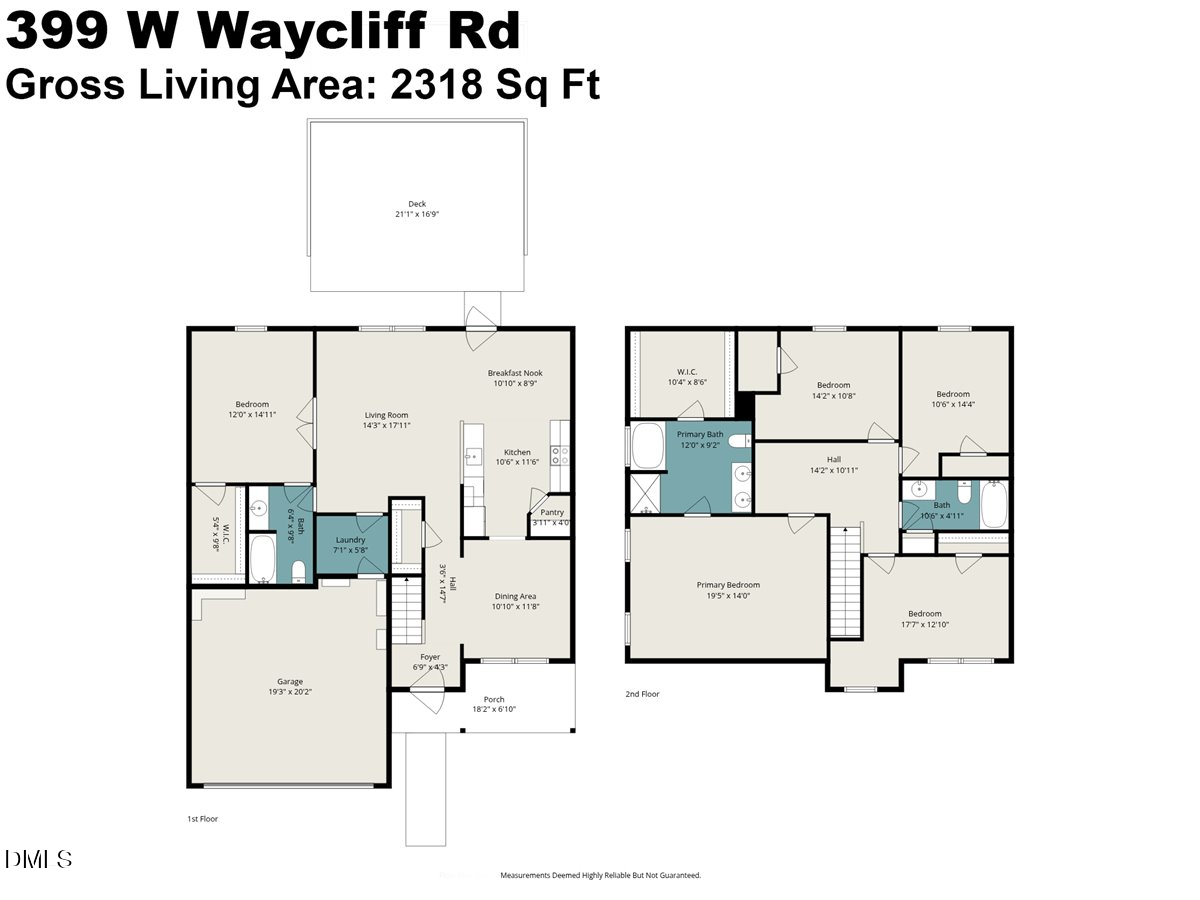 399 West Waycliff Road Henderson, NC 27537 - Photo 67 of 69 a picture of a floor plan