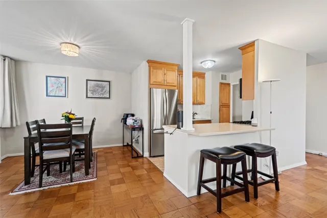 a view of balcony with city view