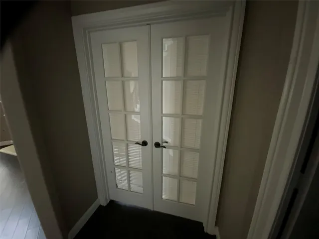 a view of closet area