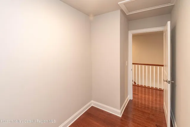 a view of a livingroom with wooden floor