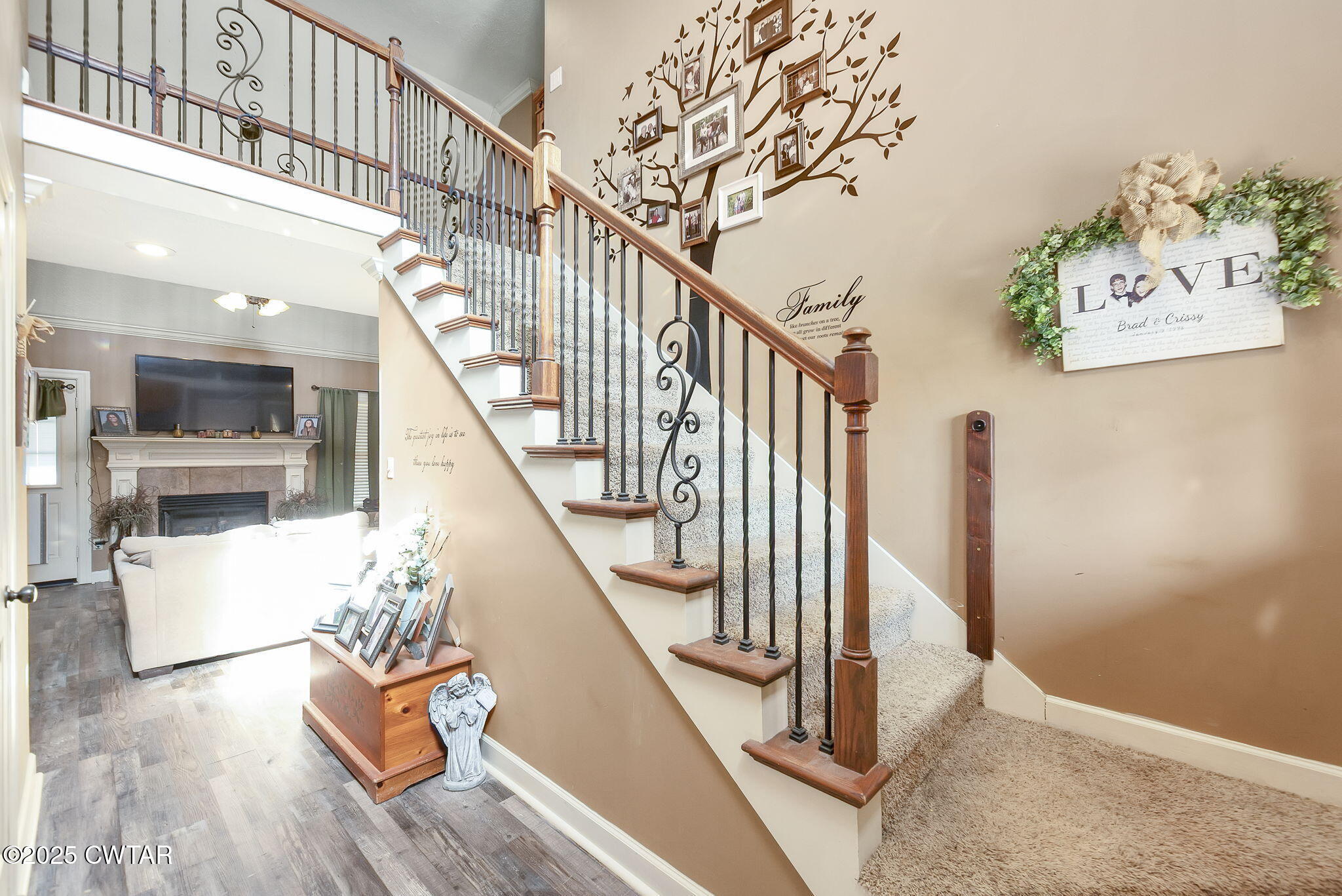 226 Fawn Ridge Lane Medina, TN 38355 - Photo 12 of 22 a view of entryway and hall with wooden floor