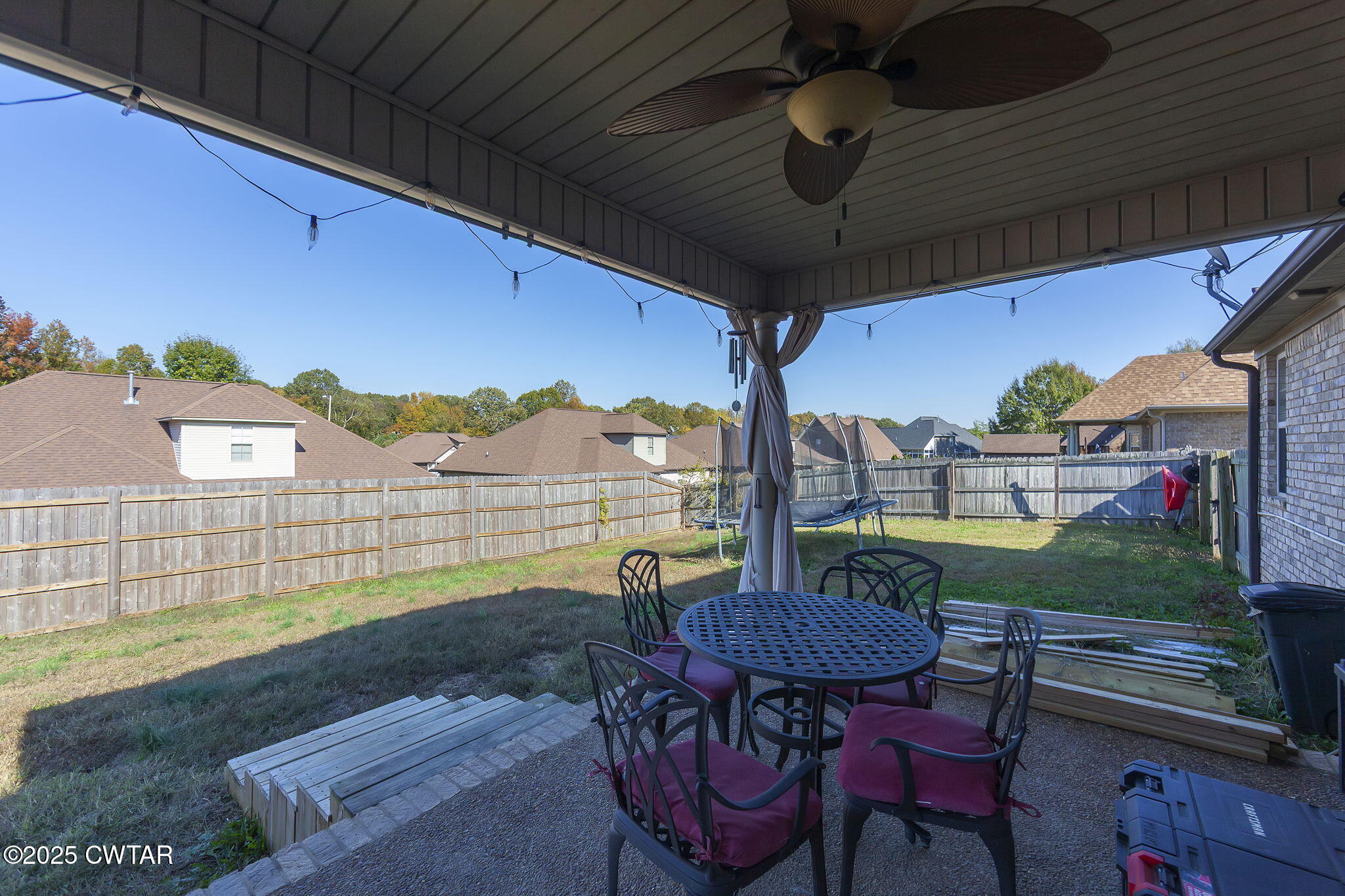 226 Fawn Ridge Lane Medina, TN 38355 - Photo 21 of 22 a view of a balcony with a table and chairs