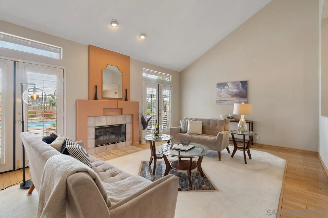12245 Malabar Drive Poway, CA 92064 - Photo 12 of 43 a living room with furniture or fireplace and a wooden floor