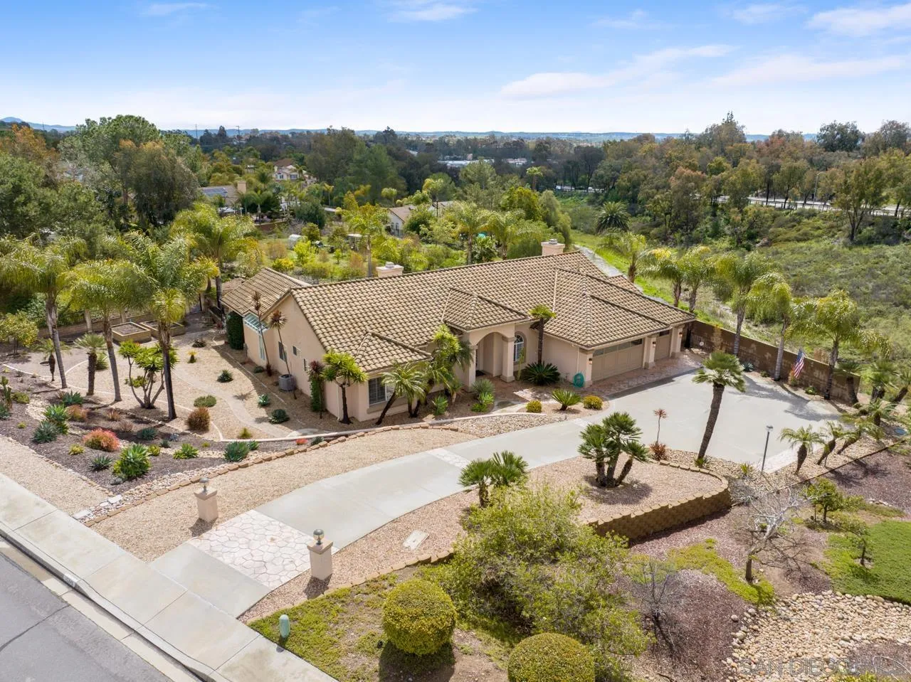 12245 Malabar Drive Poway, CA 92064 - Photo 3 of 43 an aerial view of residential houses with outdoor space