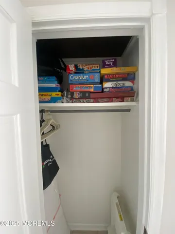 a view of storage and utility room