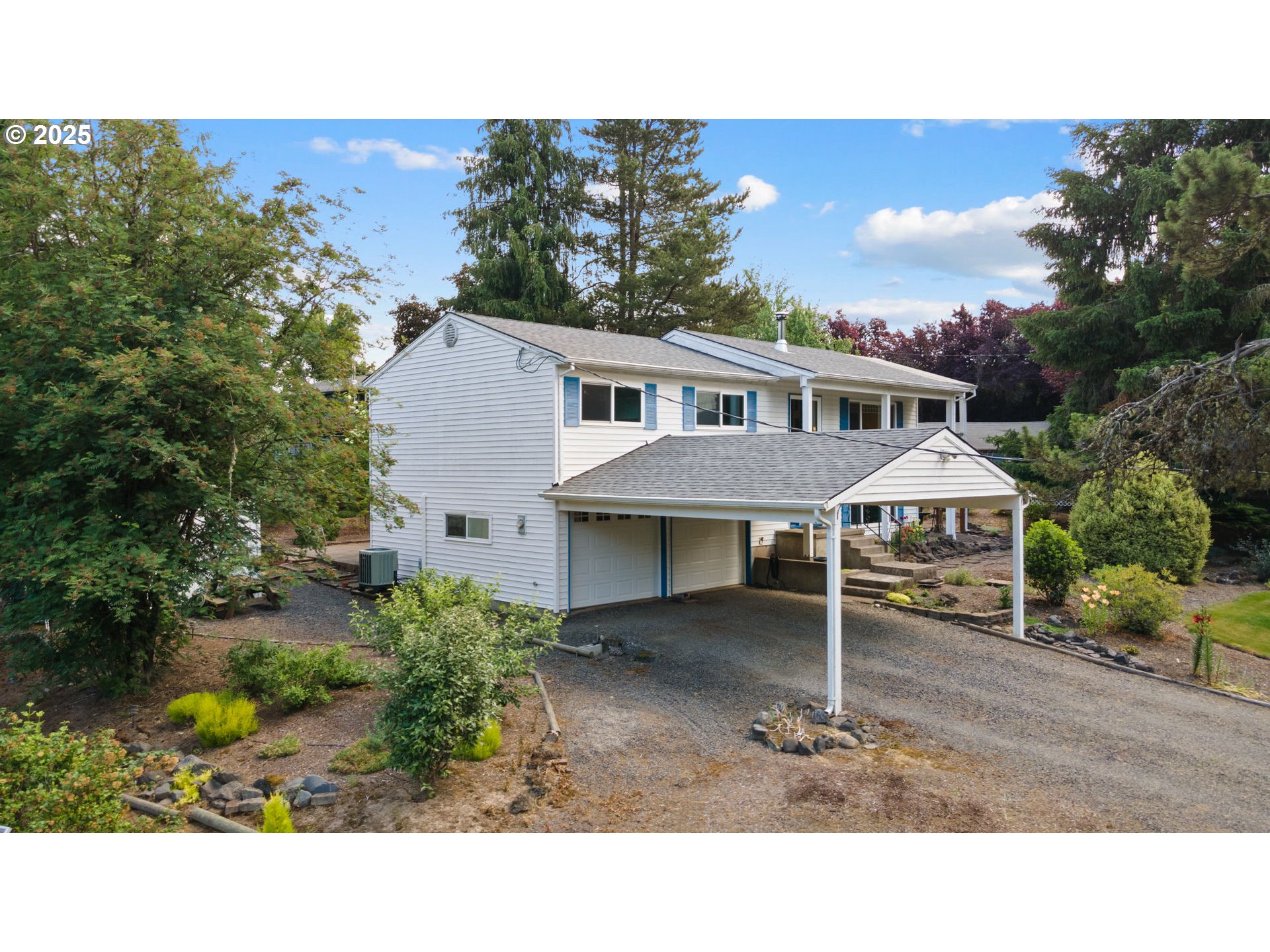 44505 Southwest Knight Road Gaston, OR 97119 - Photo 41 of 46 a house view with a garden space