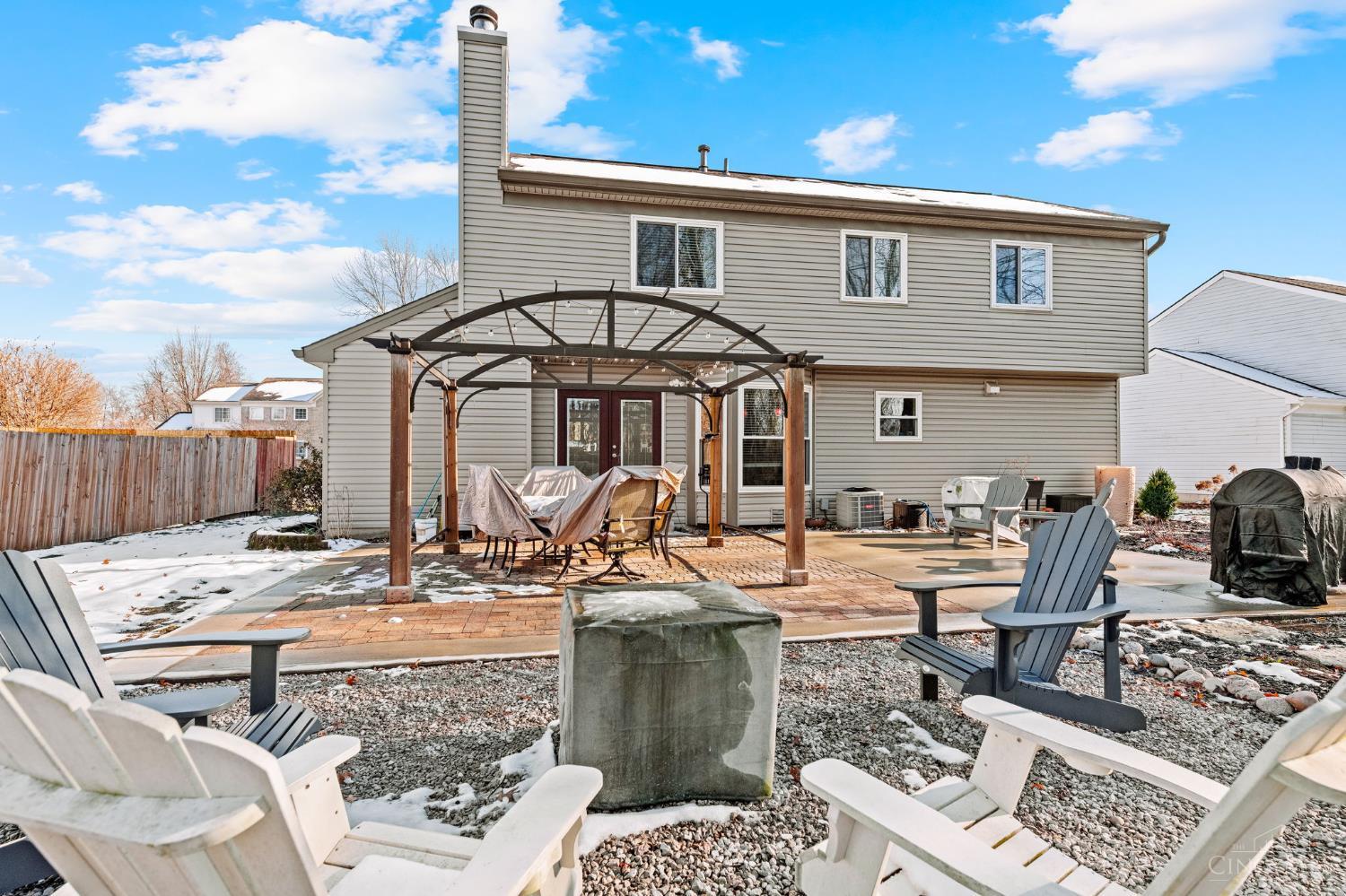 724 Regent Road Cincinnati, OH 45245 - Photo 54 of 67 Gas fire container does not convey. Expansive patio area perfect for entertaining.