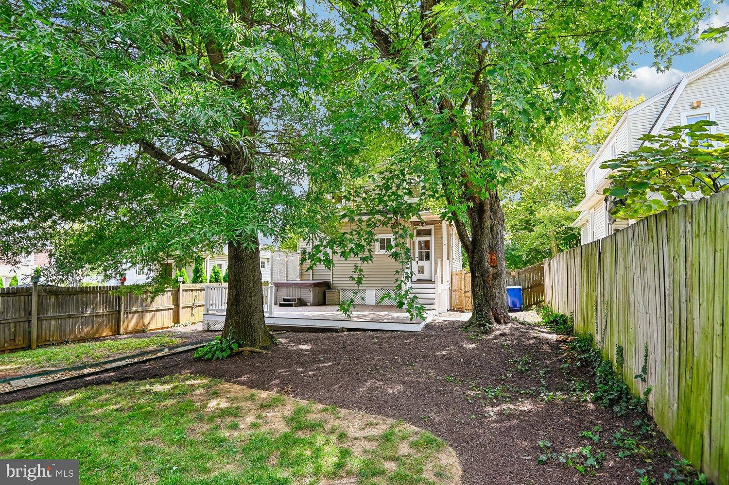 5306 Wendley Road Baltimore, MD 21229 - Photo 27 of 44 View from Rear of the Lot. Fully Privacy-Fenced