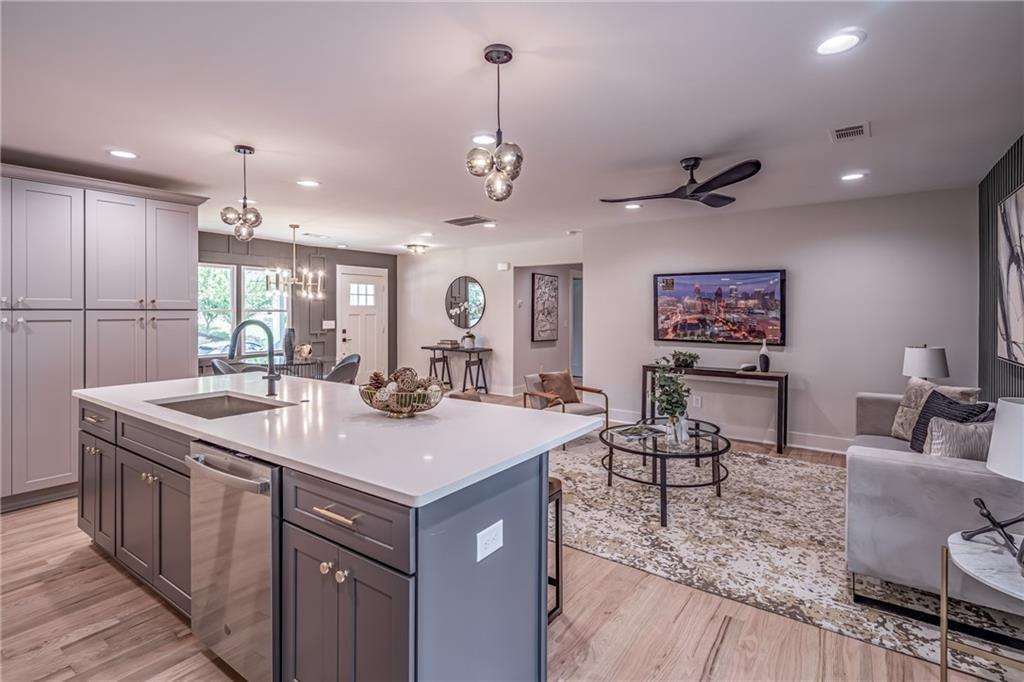 605 Blake Avenue Southeast Atlanta, GA 30316 - Photo 6 of 25 a view of a kitchen counter top space