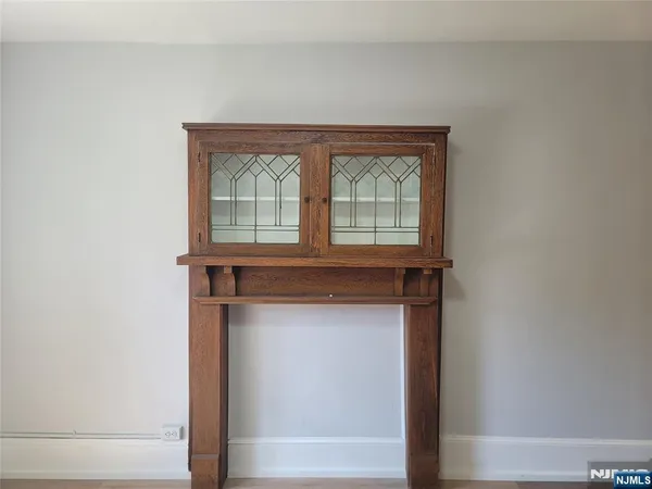 a view of an entryway with a window