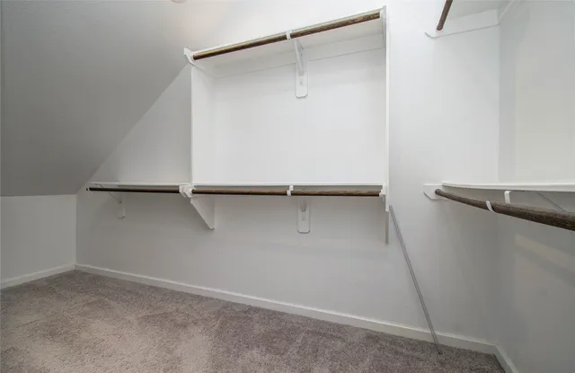 a close view of closet