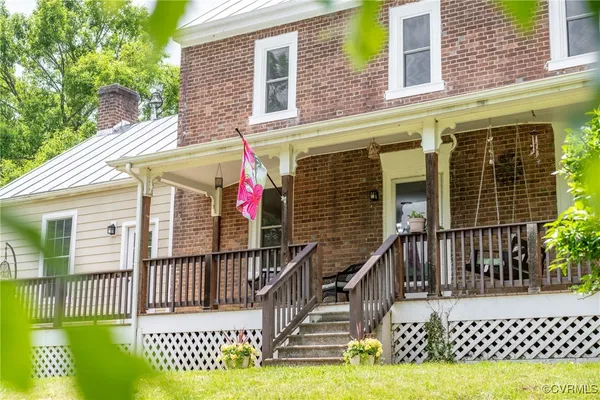a view of a house with a deck