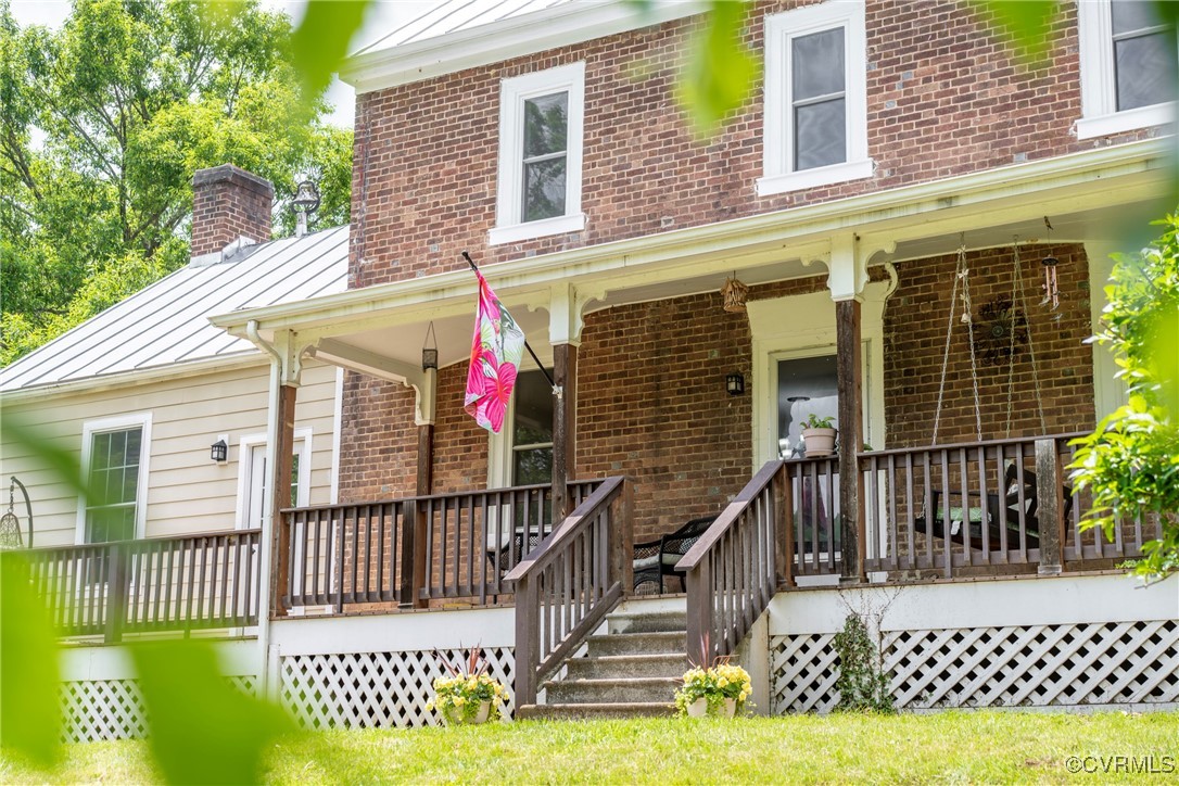 504 Springbranch Road Lexington, VA 24450 - Photo 16 of 50 a view of a house with a deck