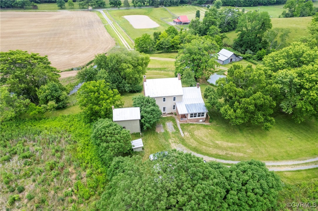 504 Springbranch Road Lexington, VA 24450 - Photo 6 of 50 an aerial view of residential house with outdoor space and trees all around
