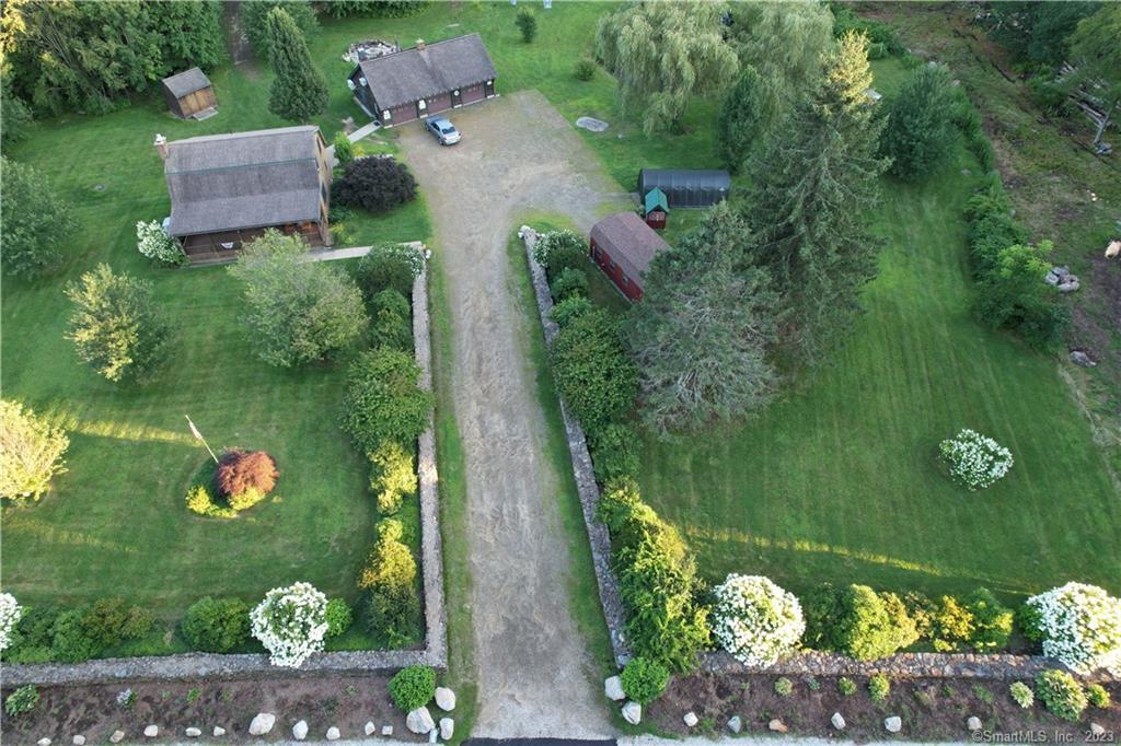 152 Chestnut Hill Road Stafford, CT 06076 - Photo 1 of 1 an aerial view of a house having outdoor space