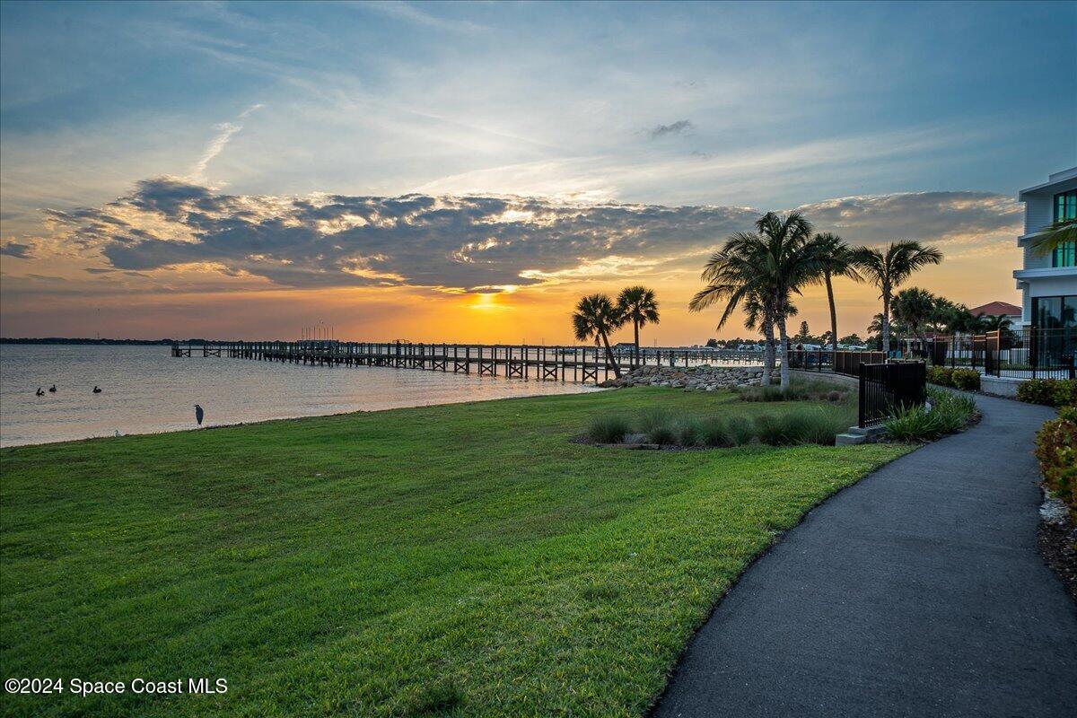 225 Strand Drive, Unit 401 Melbourne Beach, FL 32951 - Photo 39 of 51 a view of a pathway with a field