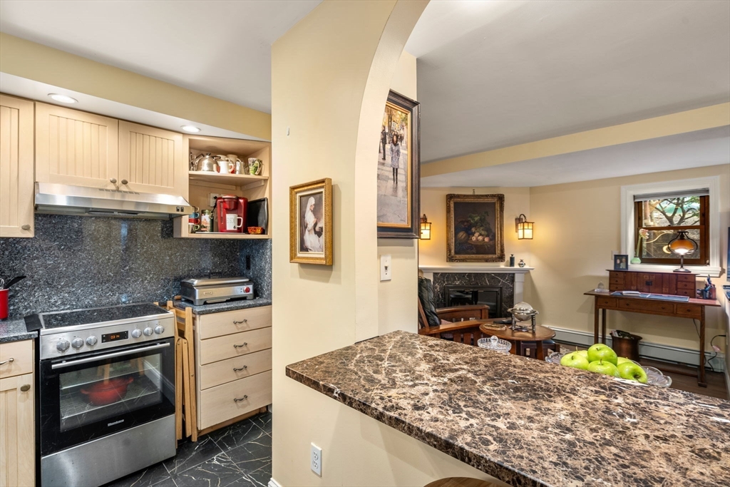 101 Summit Avenue, Unit E Brookline, MA 02446 - Photo 11 of 22 a kitchen with a stove and a sink