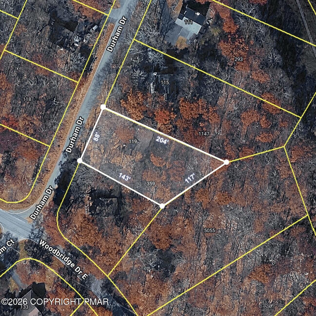 119 Durham Drive Bushkill, PA 18324 - Photo 3 of 41 Aerial View