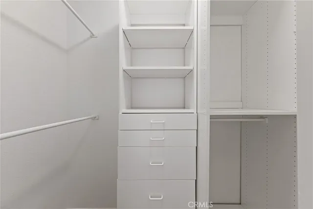 a view of walk in closet