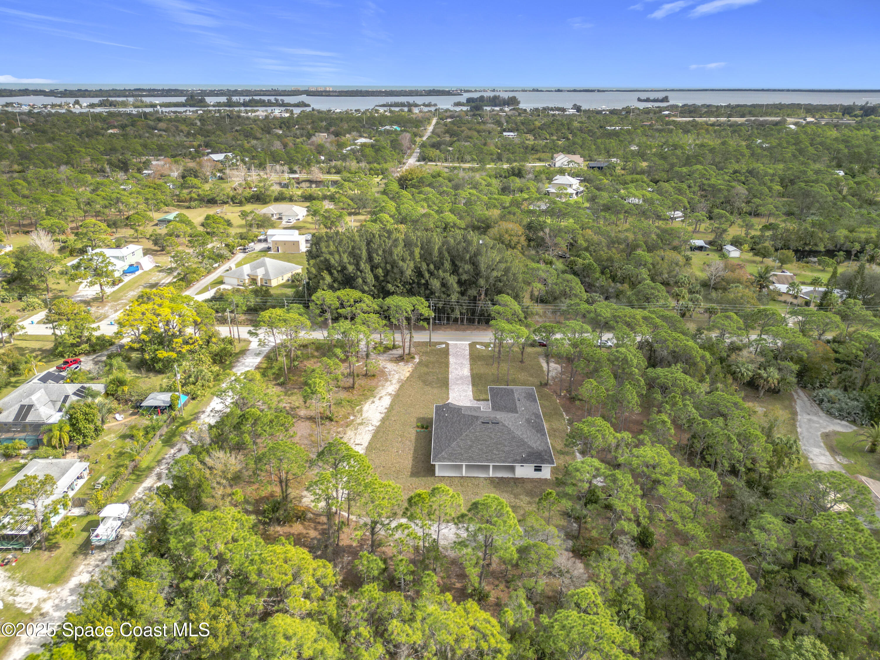 6110 Brabrook Avenue Grant, FL 32949 - Photo 80 of 85 a view of an outdoor space and a mountain view