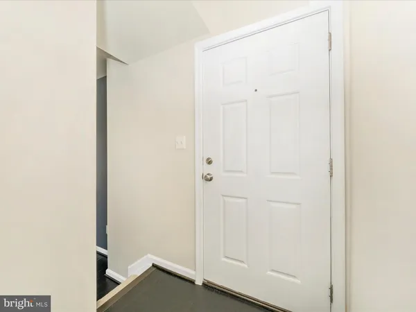 a view of a closet area