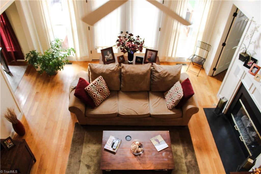 7232 Ledbetter Road Climax, NC 27233 - Photo 12 of 33 Living Room View From Upstairs Catwalk Balcony