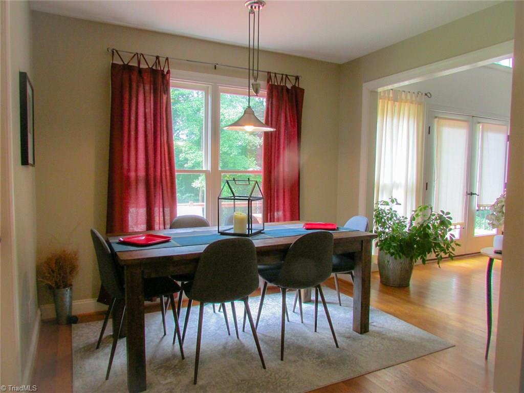7232 Ledbetter Road Climax, NC 27233 - Photo 17 of 33 The Breakfast Area With Views Of Nature In The Backyard