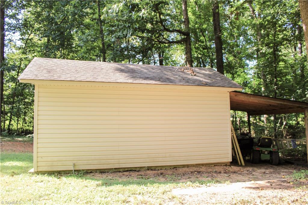 7232 Ledbetter Road Climax, NC 27233 - Photo 32 of 33 Great Wired Storage Building With Rear Lean-To