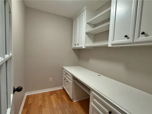 a utility room with a sink